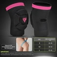 thumbnail image 6 of RDX Knee Pads for Work, OEKO TEX CERTIFIED, Anti-Slip Protective Thick Foam Padded Brace, Collision Avoidance Sleeves Pair, MMA Muay Thai Grappling Volleyball Football Wrestling Gardening, Men Women, 6 of 6