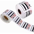 thumbnail image 1 of Oil Change Stickers 300 Pcs 2x2" Service Black Stickers, Next Service Due Reminder Sticker Roll, Removable Vinyl Stickers In Roll With Perforation Lin, 1 of 5