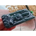 thumbnail image 4 of Certified Icy Green Burma 100% Natural A Jade jadeite Pendant Guanyin Kwan Yin Lotus Flower Necklace 658626 TN, 4 of 10