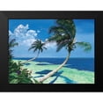 thumbnail image 2 of Westmoreland, Scott 24x19 Black Modern Framed Museum Art Print Titled - Beckoning Palms, 2 of 5