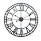 thumbnail image 1 of 1 reloj de pared de arte del hierro de Roma., 1 of 3