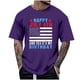 thumbnail image 2 of Tops para hombre, blusas y camisas de cuello redondo y manga corta para hombre, tops casuales de cuello redondo y manga corta con estampados especiales para hombre., 2 of 5