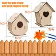 Dream Fun DIY Wooden Bird House Painting Kit for 3-8 Year Old Kid 3D