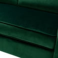 thumbnail image 6 of 2 Seater Eldoria Sofa with Armrest, Leisure Sofa with Gold Stainless Legs, Couch for Living Room Apartment Lounge, GREEN, 6 of 9