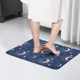 thumbnail image 4 of Blue Pink Moon Star Planet Flannel Non Slip Door Rugs,Washable Door Mats Indoor,Decorative Door Mats,Dirt-Resistant and Absorbent Doormat for Entrance,Bedroom,Kitchen,Bathroom,31.5"x17", 4 of 4