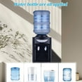 thumbnail image 3 of WSYW Hot & Cold Top Loading Water Dispenser, 5 Gallon Water Cooler Dispenser with Child Safety Lock, Ideal for Home Office Use, Black, 3 of 7