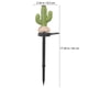 thumbnail image 2 of AURARMLET Solar Decorativa Cactus Oscuro Para Jardín Con Y De Energía, 2 of 8