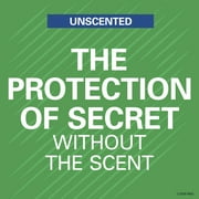 Secret Outlast Antiperspirant Deodorant for Women, Clear Gel, Unscented, 3.4 oz