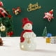 thumbnail image 1 of Herunwer Lighted Ceramic Christmas Tree Snowman Decor Gift Porcelain Ceramic Figurines with Lights for Table Centerpiece Mantel Tabletop Fireplace Xmas Holiday, 1 of 6