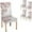 Blooming Pink, variant on muroi Beautiful Blooming Pink Dogwood Flowers Chair Covers 4 Pack,Stretch Parsons Chair Slipcovers Universal Removable Washable Parson Chair Covers for Dining Room,Living Room,Kitchen