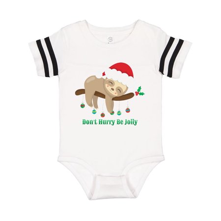 

Inktastic Don t Hurry Xmas Sloth Gift Baby Boy or Baby Girl Bodysuit