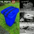 thumbnail image 2 of Adjustable Trash Can Lock Strap - Heavy-Duty Elastic Cord with Hooks, Secure Lid for Bears, Raccoons & Wind, Universal Outdoor Garbage Bin Strap (2 Pack), 2 of 6