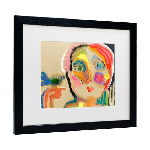 Trademark Fine Art 'The Talker' Canvas Art by Wyanne