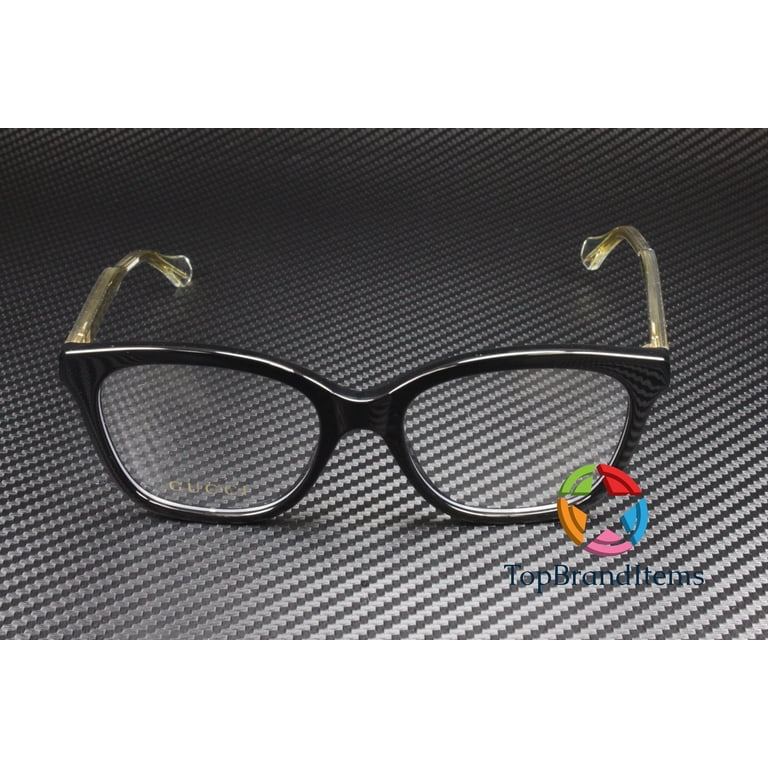 Gucci - GG0566O Black Square Women Eyeglasses - 52mm 