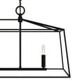 thumbnail image 4 of Hunter - Fair Oaks 4-light Matte Black, Extra Large Chandelier, Dimmable, Formal Style, Linear Shaped, for Bedrooms, Dining, Living Rooms - 13099, 4 of 9