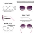 thumbnail image 4 of Gafas de Sol FEISEDY B2760 Polarizadas con Protección UV400 Moradas, 4 of 8