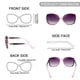 thumbnail image 4 of Gafas de Sol FEISEDY B2760 Polarizadas con Protección UV400 Moradas, 4 of 8