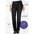 thumbnail image 2 of Catherines Women's Plus Size Petite Right Fit Moderately Curvy Jean, 2 of 5