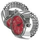 thumbnail image 2 of EeaseMX 2 relojes de cuarzo para llevar en los dedos, relojes creativos con forma de anillo, mini accesorios para mostrar la hora para mujeres y hombres (rojo), 2 of 7