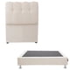 thumbnail image 1 of Box Base Cama Individual + Cabecera Nube Beige, 1 of 8