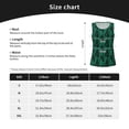 thumbnail image 5 of Gukieu Mint Bird Feathers Print Women's Quick-drying Fitness Vest, Round Neck Sleeveless Fitness T-shirt, Suitable for Yoga, Sports-Small, 5 of 7