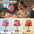 thumbnail image 5 of Adjustable 3-Color Light Desk Light Vintage Bronze Table Lamp For Bedroom Office Living Room White Love Birds Roses Envelopes, 5 of 9