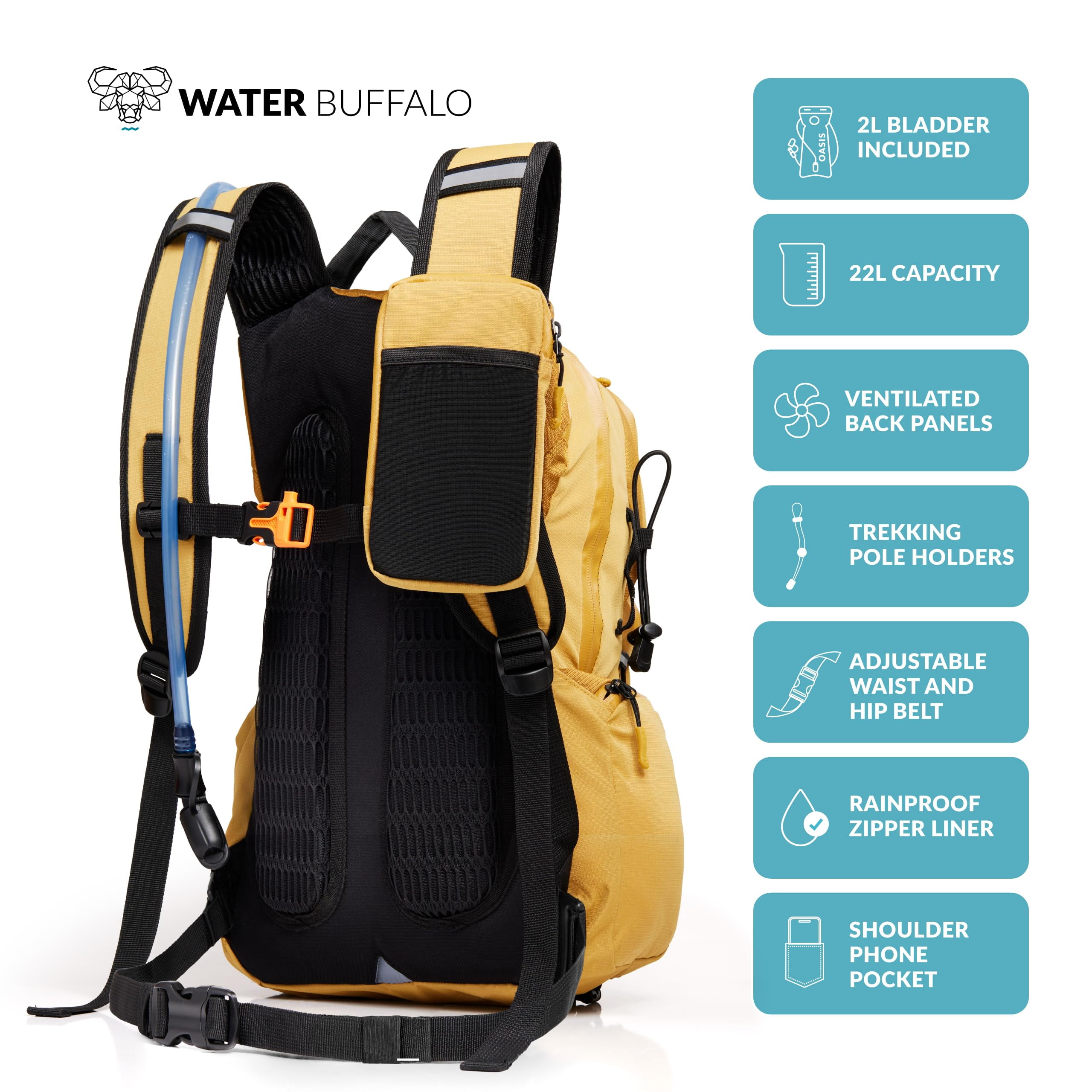 Hydration Pack Water Buffalo Hydration Backpack Lightweight With