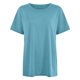 thumbnail image 4 of Camiseta informal holgada lisa para mujer - Manga corta, transpirable, básica para el día a día, 4 of 6