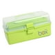 thumbnail image 4 of Caja de manualidades de cajas médicas portátiles Caso de 3 capas con mango Organizador de artesanía Pequeña caja de herramientas de plegamiento para Verde, 4 of 9