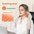 thumbnail image 2 of Cordless Neck and Shoulder Massager with Graphene Heating - Upgraded Shiatsu Back Pillow for Relaxation, 2 of 7