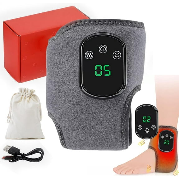 Naxir Foot Revive Pro Foot Massager, Our Best FootRevive Triple Feet Relief Massager with 3 Vibration Modes & 5 Heating Levels, Electric Feet Wrap for Pain Relief - Ideal Gift for Men & Women (1S