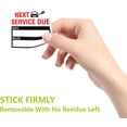 thumbnail image 3 of 300 PCS Oil Change Auto Maintenance Service Due Reminder Stickers Labels in Roll with Perforation Line(Each Measures 2 X 2inch, Blue), 3 of 3