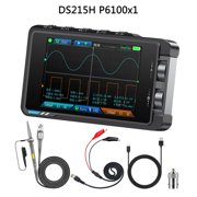 For FNIRSI DS215H Handheld Small HD Screen Digital Oscilloscope + Signal Generator, 2-in-1 Dual Channel 50MHz Oscilloscope Tool