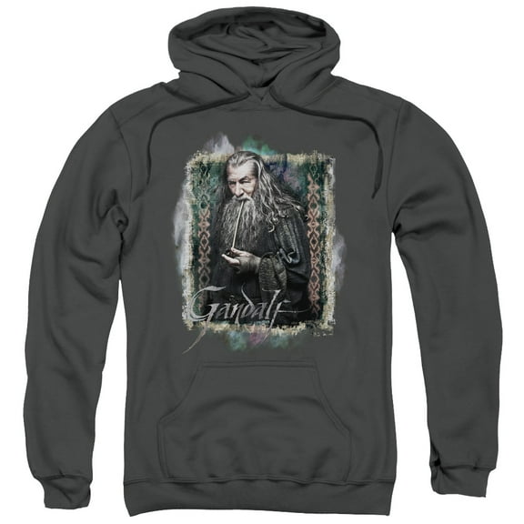 The Hobbit Gandalf Adult Pullover Hoodie Sweatshirt Charcoal