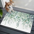 thumbnail image 4 of Rectangle Area Rug 2x3ft,Green Eucalyptus Leaf on White Washable Carpet Non-Slip Runner Accent Rugs Indoor Floor Mat for Bedroom Living Room Decor,Fallen Leaves Watercolor, 4 of 9