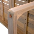 thumbnail image 5 of Christopher Knight Home Rectangular Acacia Wood Outdoor Coffee Table with Curved Legs, Light Teak, 5 of 11