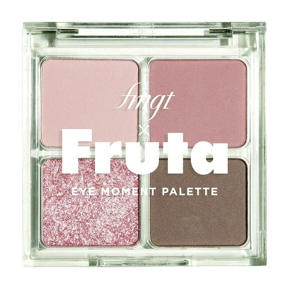 The Face Shop Fruta Eyeshadow Moment Palette | Variaty Colors Easy Blur Compact Size | Piglet Bring-On Berry Pink Factory & Choco Dance | 1.2G X 4 K-Beauty