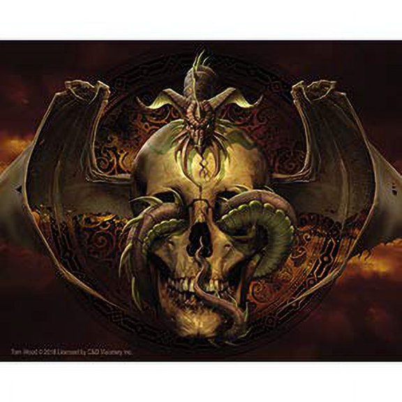 TOM WOOD, Dissent Dragon DECAL - Licensed Original Artwork STICKER, 4" x 5"