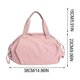 thumbnail image 3 of Bolso Tote de Lona para Mujer con Cierre de Cordón, Correa de Hombro Ajustable, Uso Diario y Viaje Casual, 38 x 23 x 18 cm, 3 of 6
