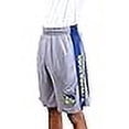 thumbnail image 3 of Ultra Game NBA Golden State Warriors Men's Mesh Athletic Active Basketball Shorts, Heather Gray, Small, 3 of 4