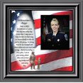 thumbnail image 3 of Policewoman's Prayer, Police Officer Gifts for Women, Police Woman Framed Poem, 6796W, 3 of 6