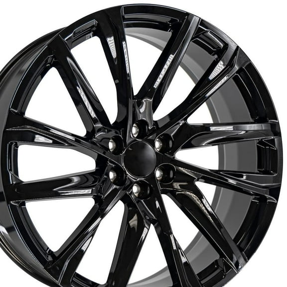 26 inch Replica Wheel Rim fits Cadillac Escalade - CA90 Black 26x10