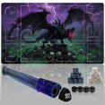 thumbnail image 1 of Tapete de juego Extalas Roaring Dragon 61 x 36 cm impermeable, 1 of 6