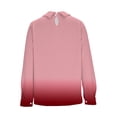 thumbnail image 2 of Uootdi Womens Tops Colorblock Collared Ribbed Long Sleeve Shirts Relaxed Fit Trendy Casual Everyday Vacation Outfits Gift, 2 of 5