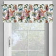 thumbnail image 4 of Ambesonne Butterfly Valance & Curtain, Carnations Vintage, 55"x30", Multicolor, 4 of 6