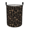 thumbnail image 1 of Fotbe Keys Cesto de Ropa con Asas, Cesto Impermeable de Gran Capacidad, Bolsa de Lavado para Dormitorio, Cesto de Ropa con Ruedas y Asas-Medium, 1 of 6