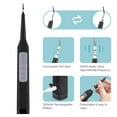 thumbnail image 3 of Electric Dental Calculus Remover  Scraper Plaque Tartar Remover Teeth Cleaning Tools for Dental Calculus  Tartar  Tooth Stains  3 Adjustable Modes  Powered by USB  Black, 3 of 9