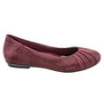 thumbnail image 6 of Earth 600575WPRT-BRG: Women's Bellwether Burgundy Print Suede Flats, 6 of 6