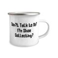 thumbnail image 2 of Unique Idea Shoe Collecting 12oz Camper Mug, Don't Talk to Me. I'm Shoe Collecting, Fun for Friends, Holiday, 2 of 2