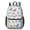 White Colorful Butterfly Pattern, variant on Butterfly and Blue Purple Pattern 17" Waterproof Oxford School Backpacks for Teens, S-Shape Padded Straps, for School, Travel, Hiking, Camping